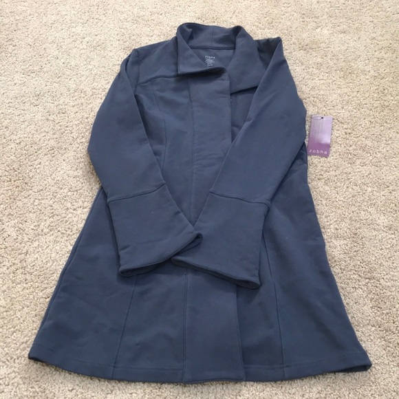 NEW! Zobha small grey front button jacket - Picture 1 of 12